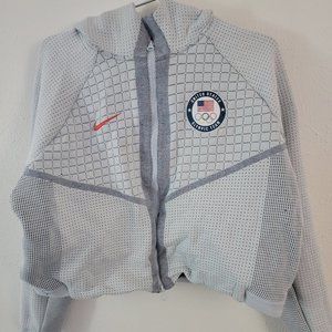 Gray Nike USA Olypmic Zip Up Jacket